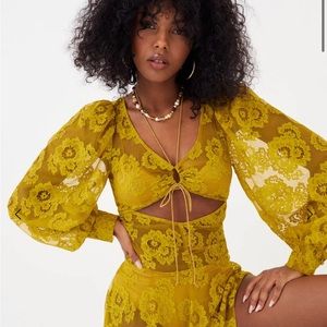 For Love and Lemons Tiana Midi Dress